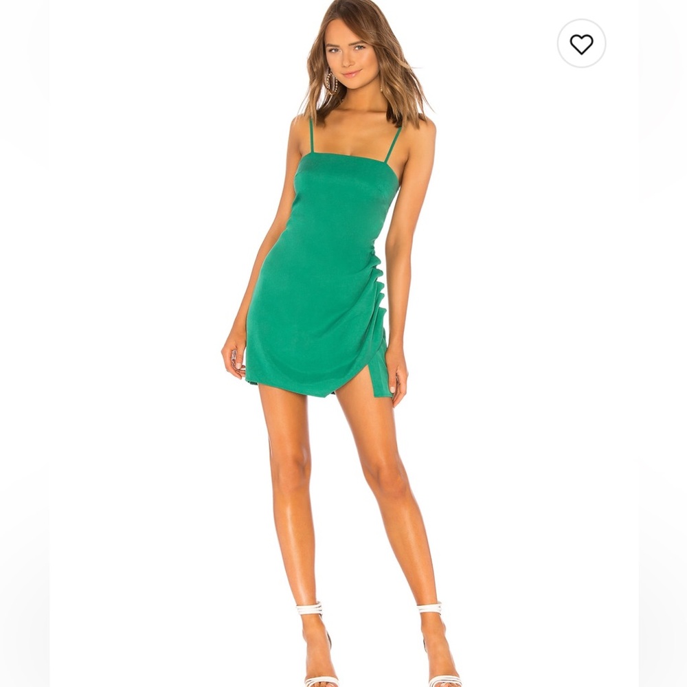 Lovers + Friends Green Mini Dress